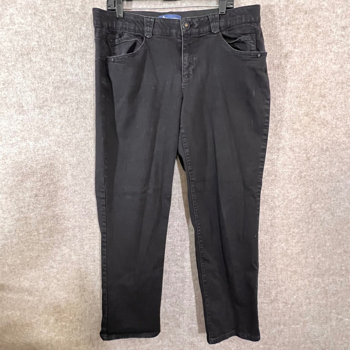 Democracy Ab solution Pants Womens 18W Black Stretchy Minimalist