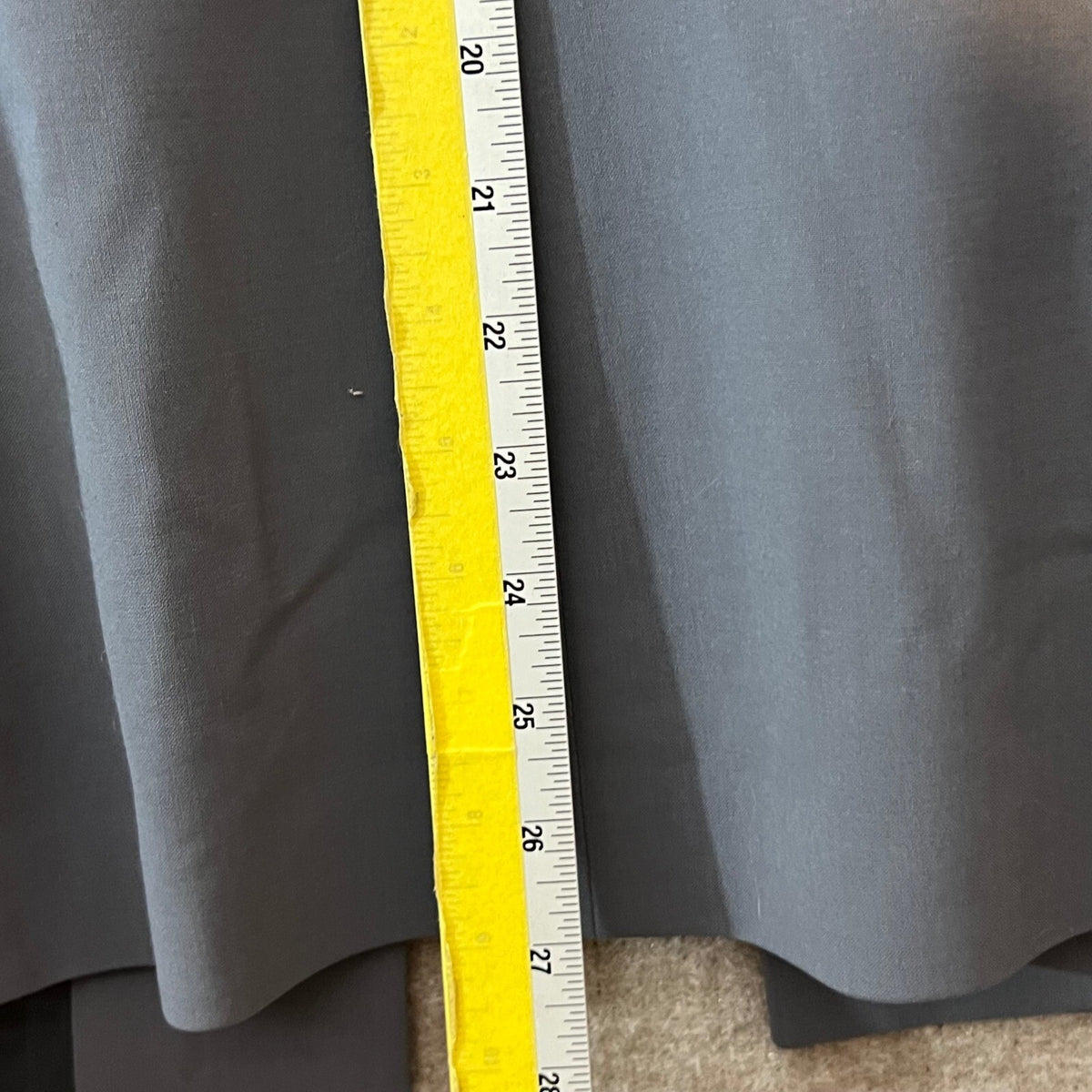 Emporio Armani Virgin Wool Blazer Womens 38 US 2 Grey Made in Italy Jacket