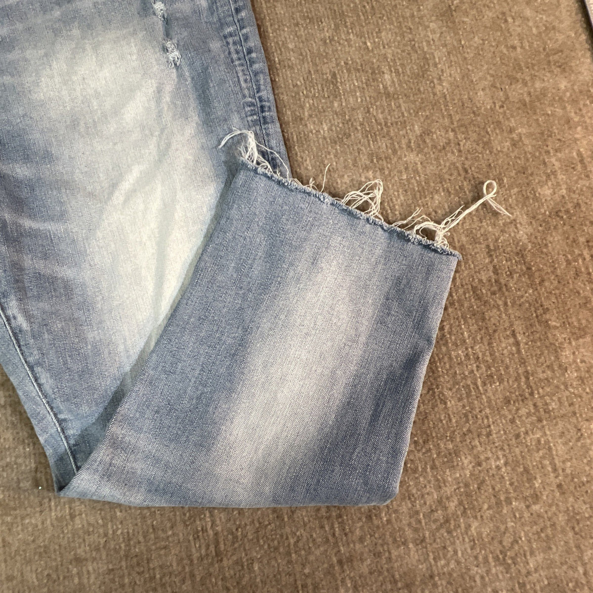 American Eagle Men’s 38x30 Jeans Airflex+ Temp Tech Original Straight Distressed