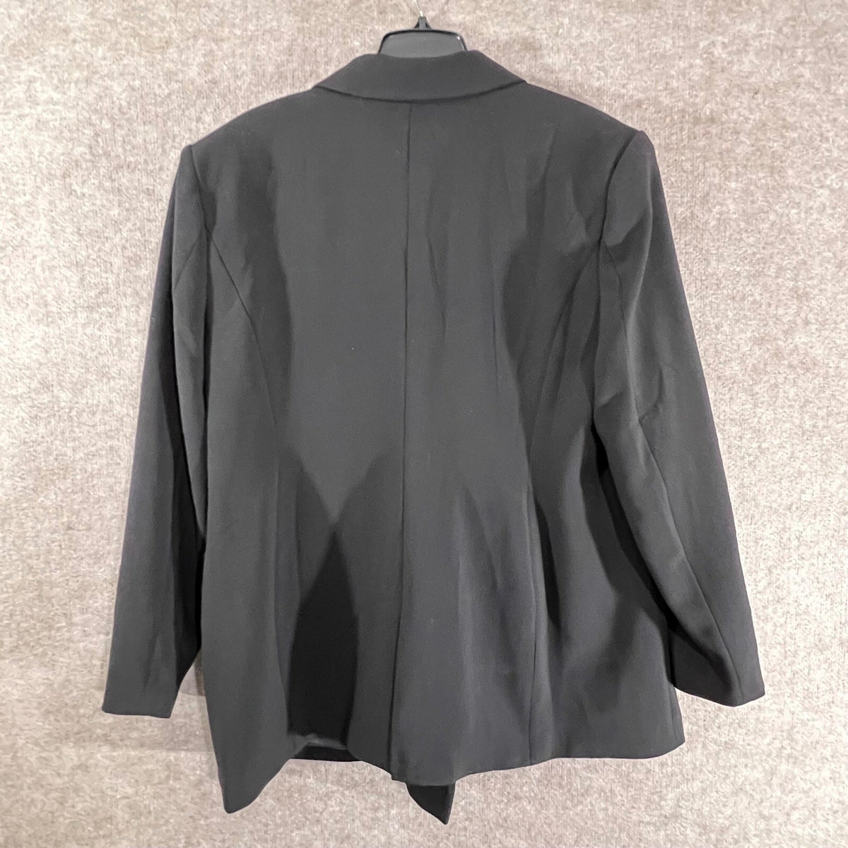 Eloquii Blazer Jacket Womens 16 Black Double Breasted Longline Professional