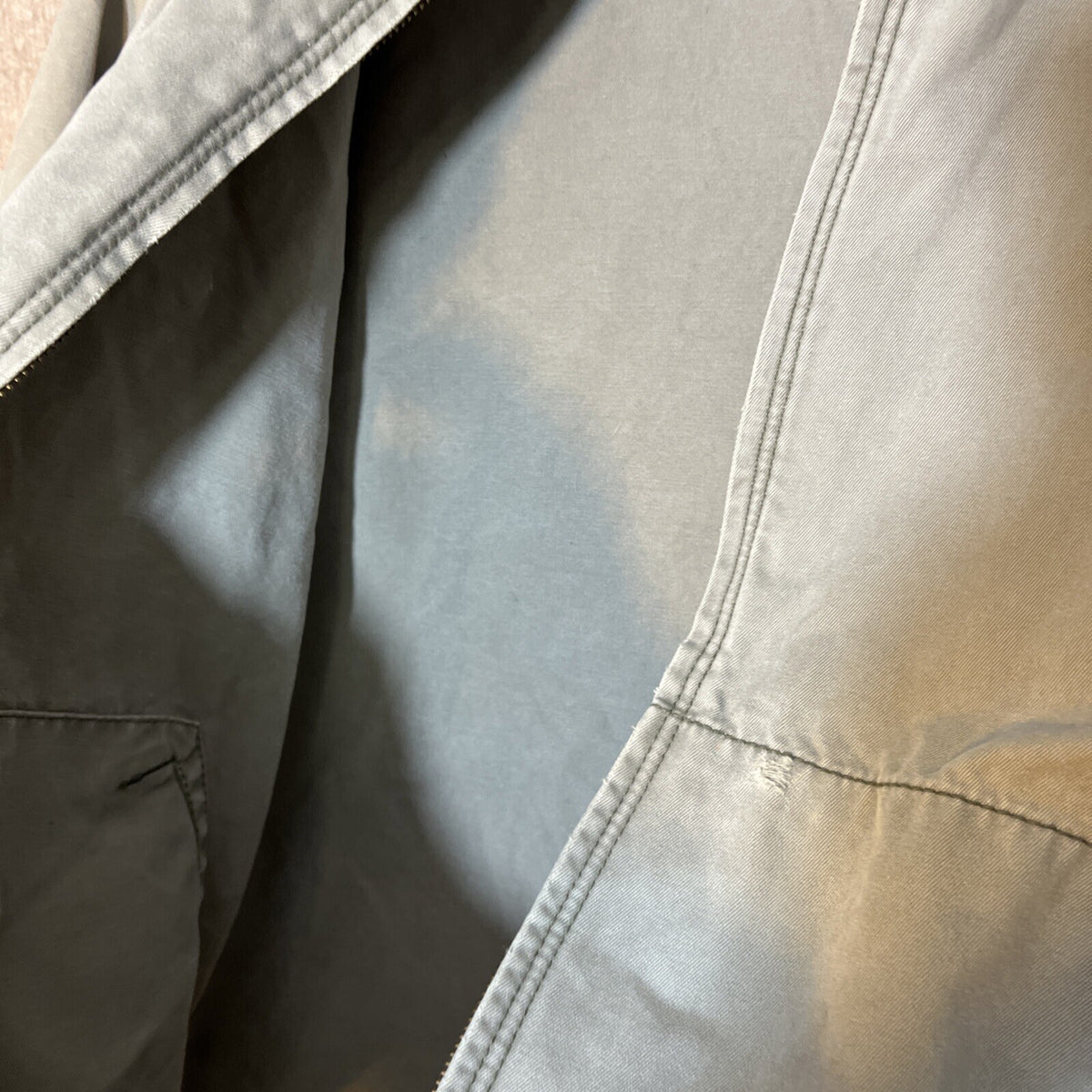 American Eagle Men XXL Jacket Utility Chore Canvas Workwear Distressed