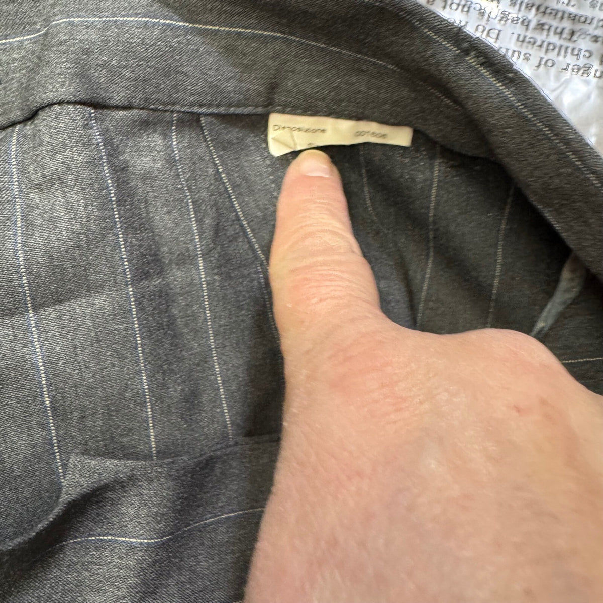 Piazza Sempione Charcoal Pinstripe Pants Suit Set Blazer & Trousers Italy Sz 4-6