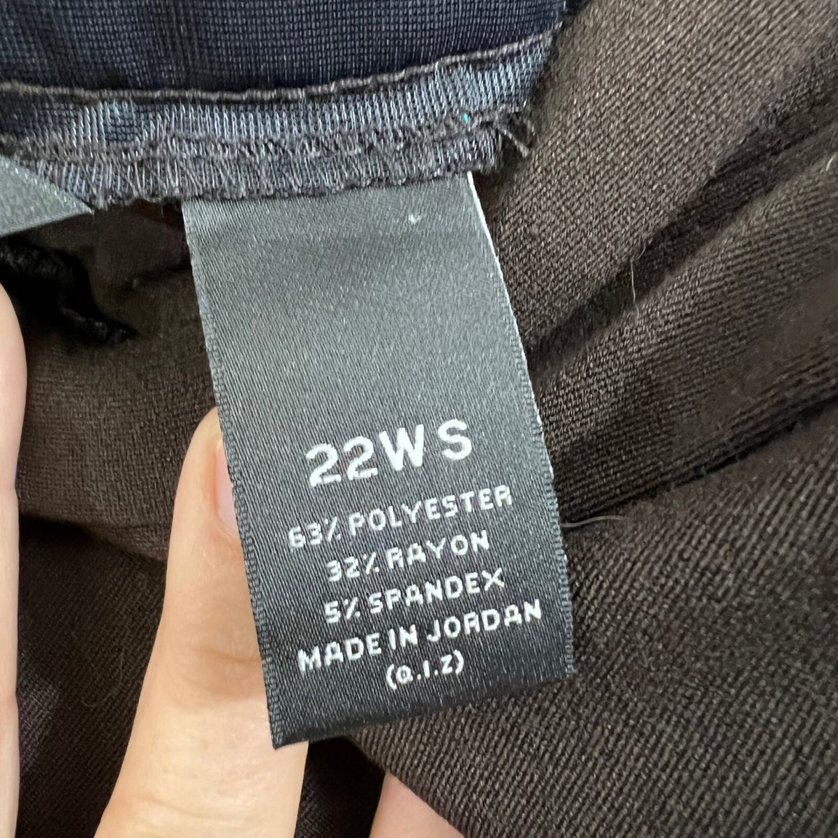 Investments Women's Brown Dress Pants, Size 22W S, Career, Office, Work