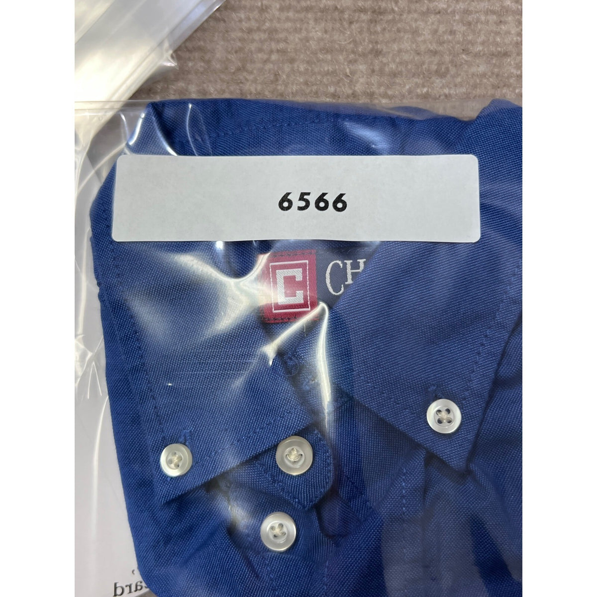 Chaps Boys Button Down Shirt Size 8 Blue Long Sleeve Casual Top