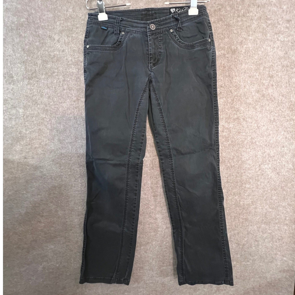 Kuhl Kontra Pants Womens Size 6 Black Straight Leg Outdoor Hiking Gorpcore