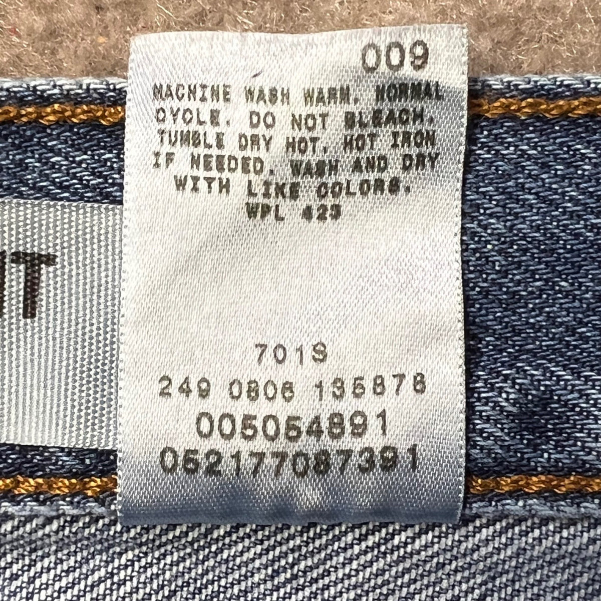 Levi's 505 Regular Fit Jeans Blue Denim Men's Size 33x32 Classic Style