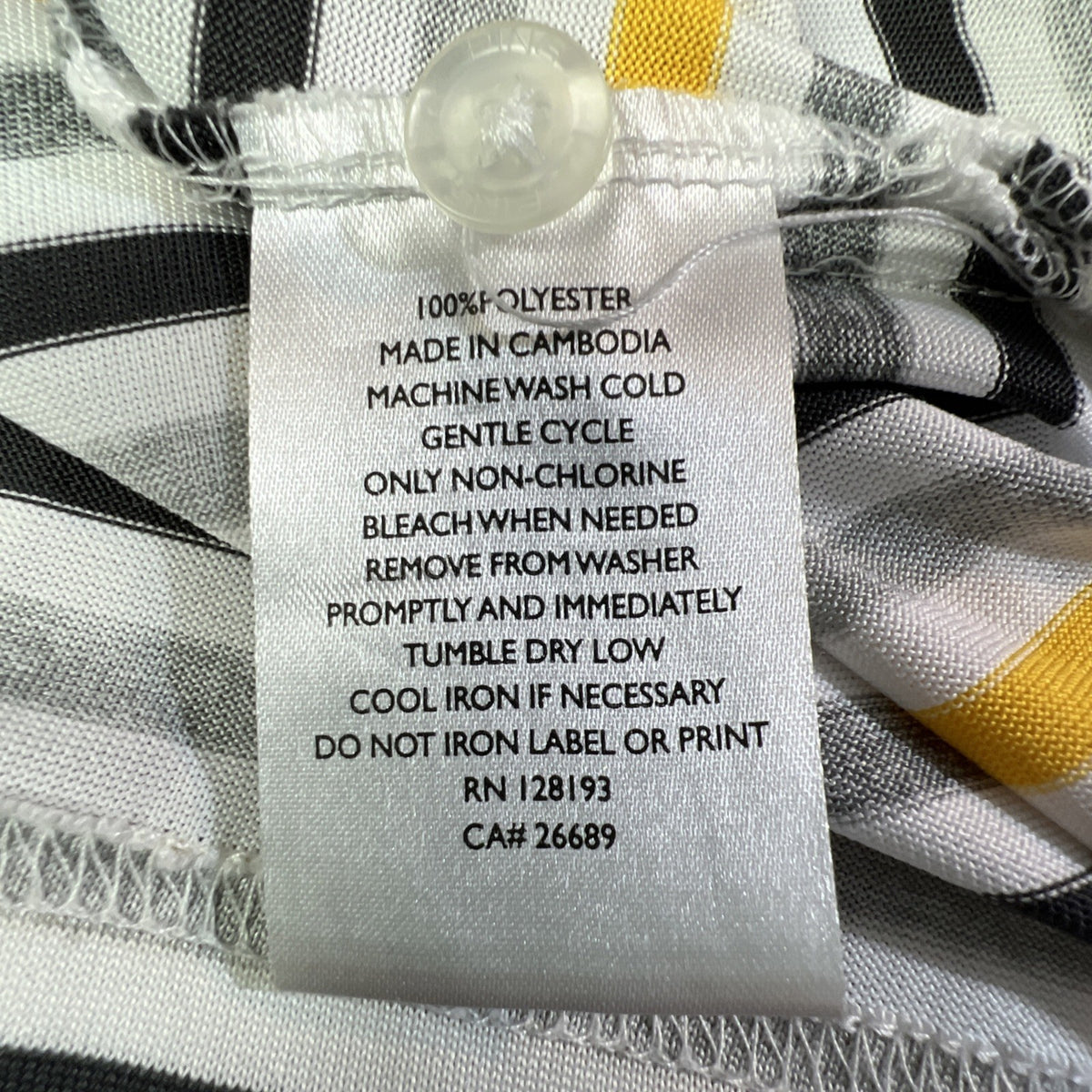 PING Golf Polo Shirt Men Large Bright Yellow Stripe Active Tennis Collar