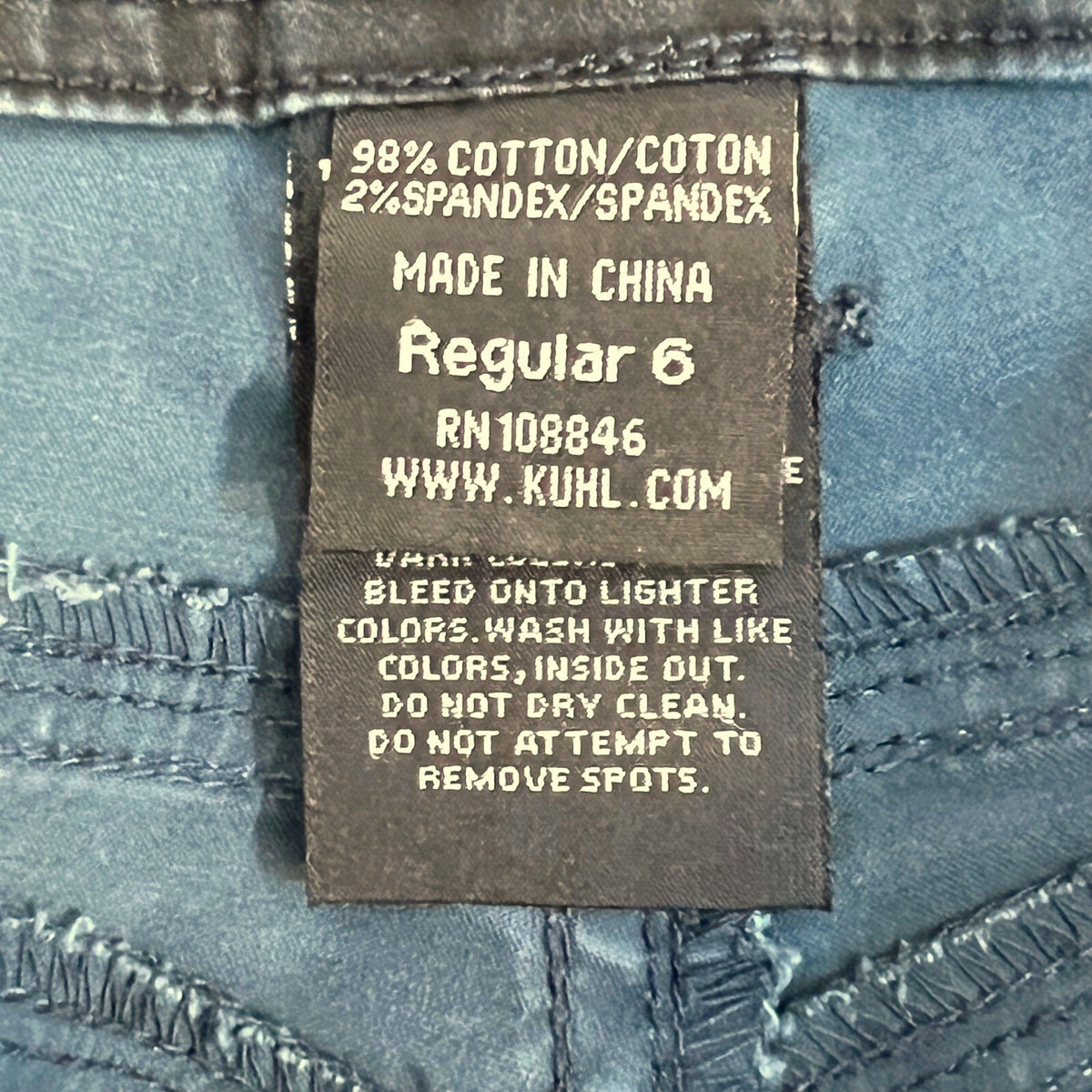 Kuhl Kontra Pants Womens Size 6 Black Straight Leg Outdoor Hiking Gorpcore