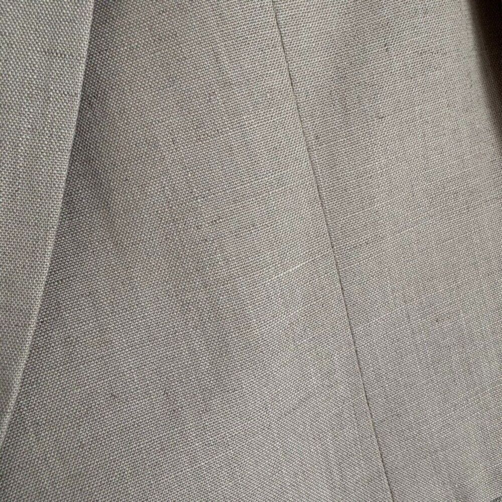 Haggar 42 R Tan Suit 2-button single vent 3 button cuff Blazer Jacket