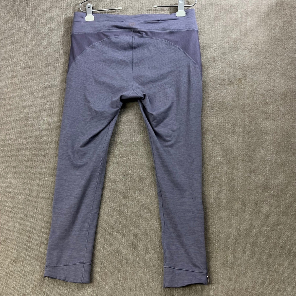 CALIA by Carrie Underwood XL Purple Activewear Cropped Leggings Zippers