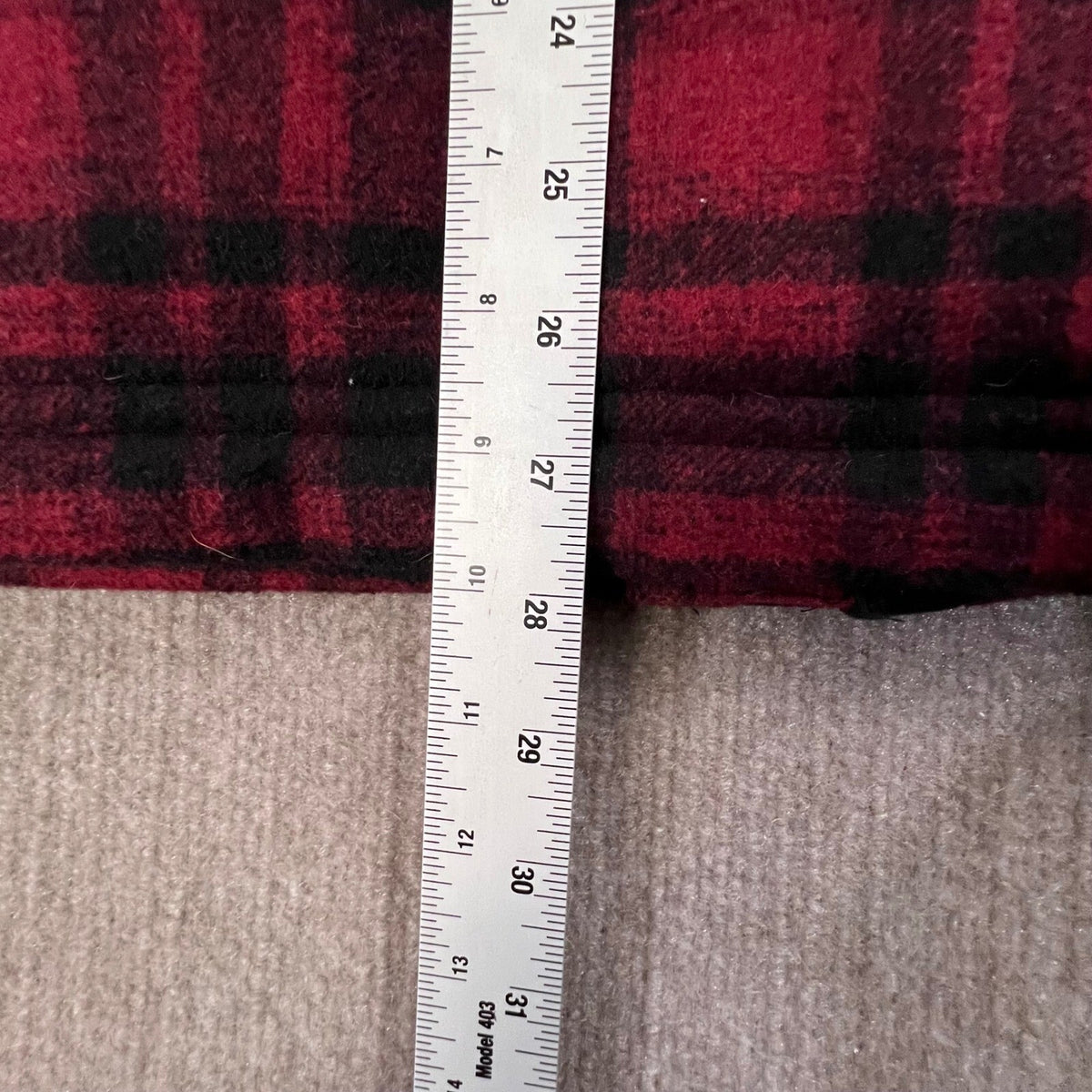 Route 66 Mens Buffalo Plaid Wool Full Zip Shacket Coat Size Medium Lined Warm