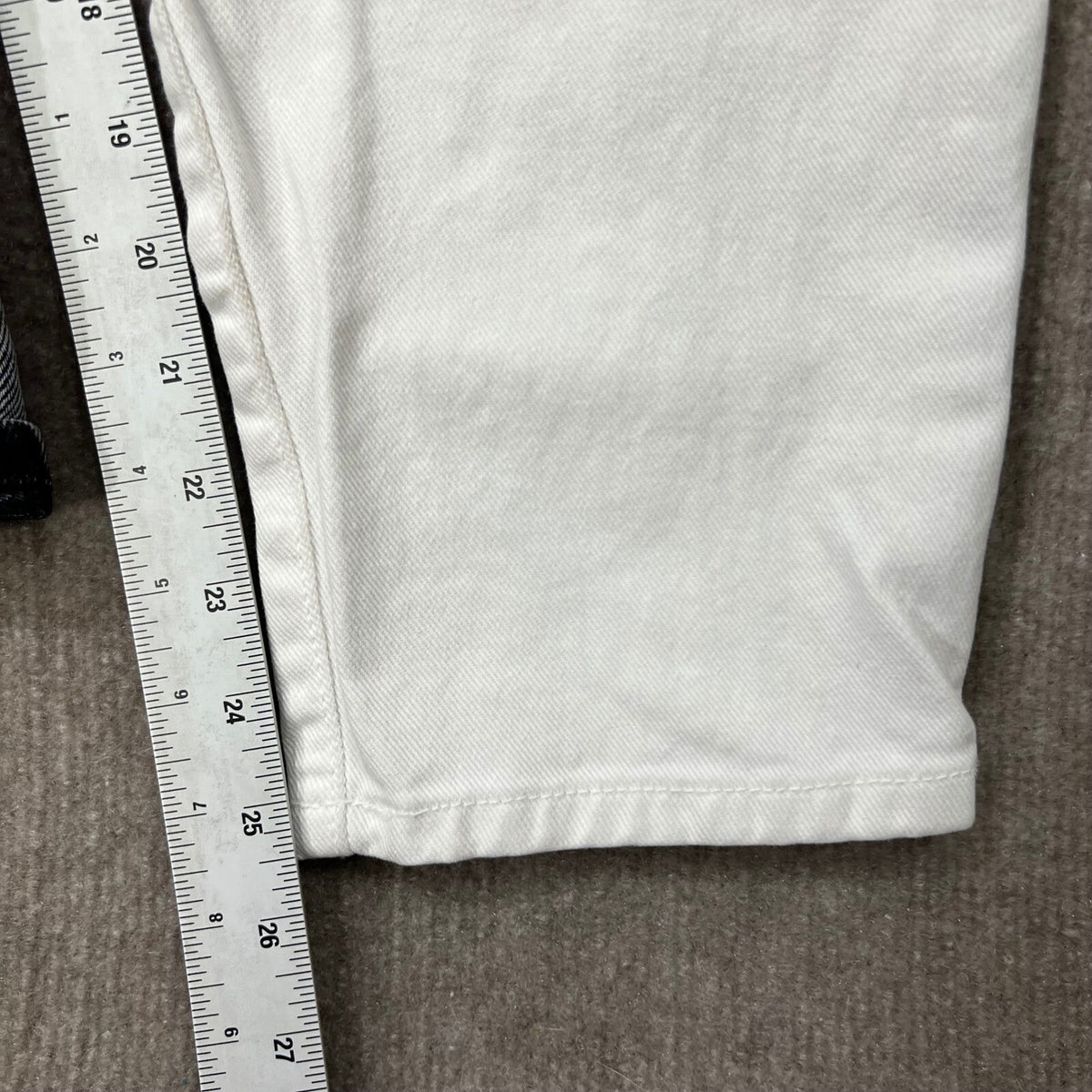 Revice Denim Two Tone Split Jeans White Black Wash Size 29