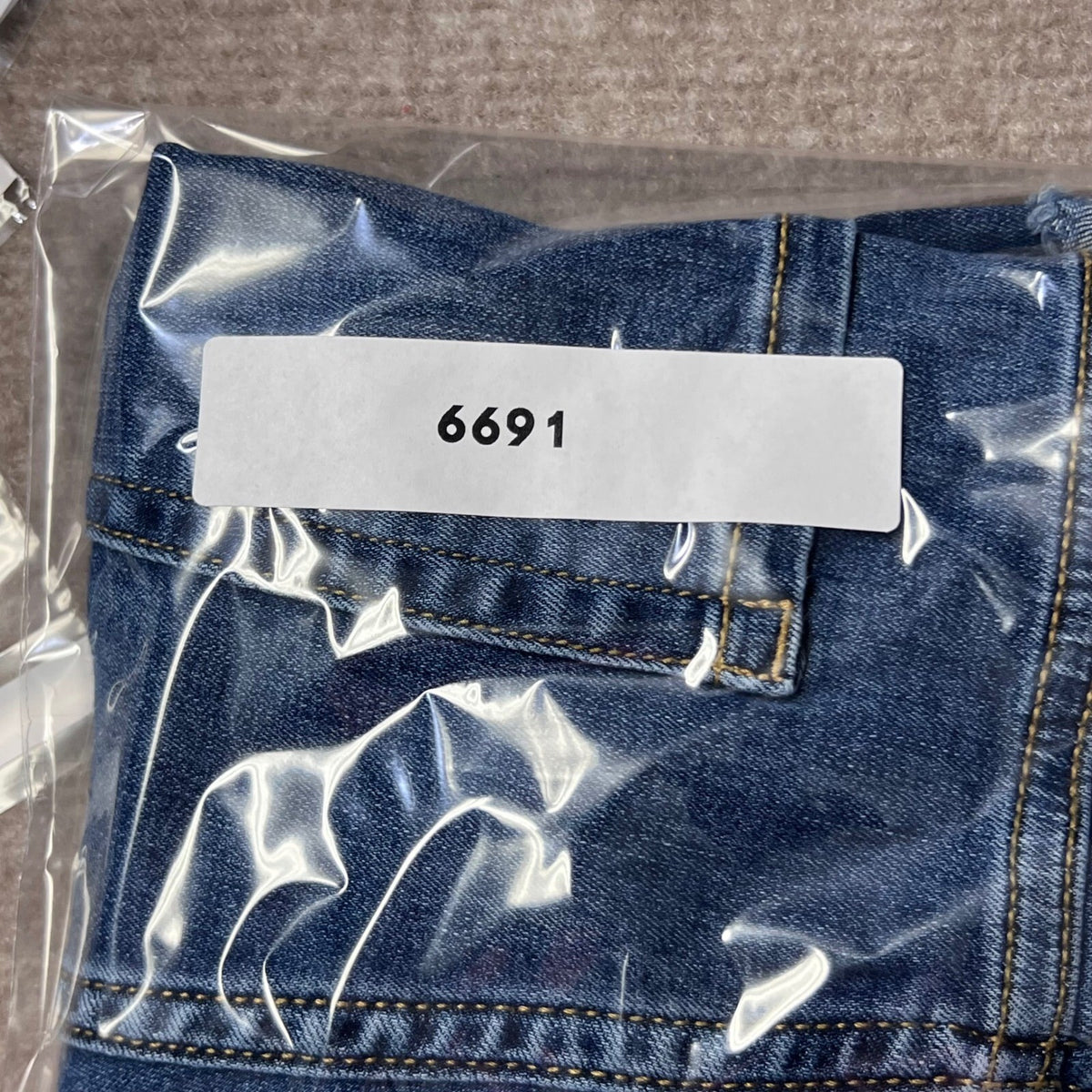 Falls Creek Denim Shorts Womens 24W Blue Cuffed Hem Casual