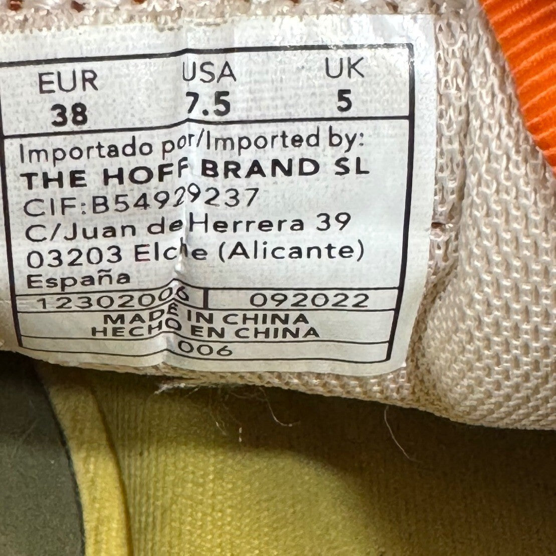 HOFF Mallorca Sneakers Womens Size 7.5 Multi Color Suede Mesh Walking Shoes