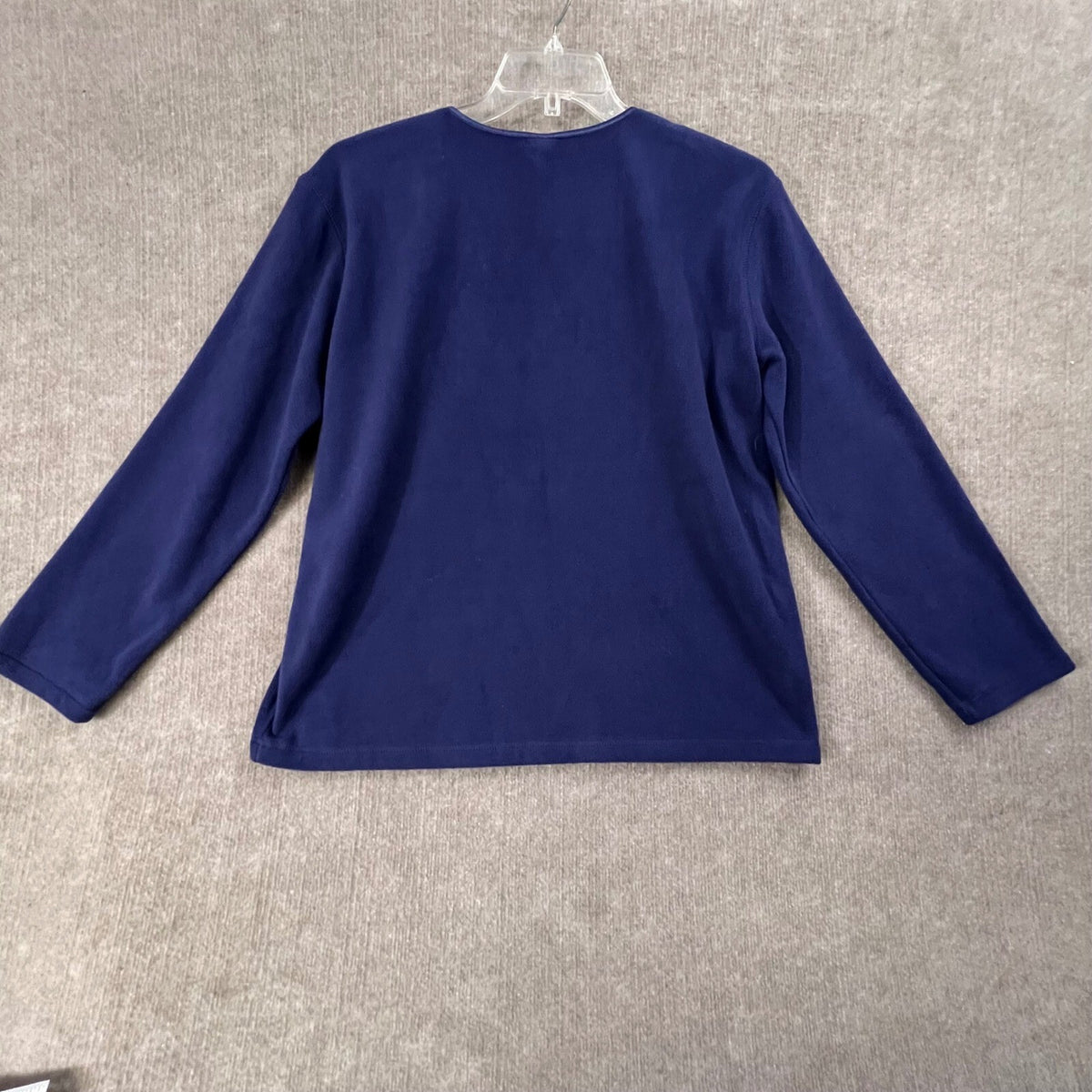 Disney Eeyore Winnie the Pooh Blue Fleece Pullover Long Sleeve Shirt Large
