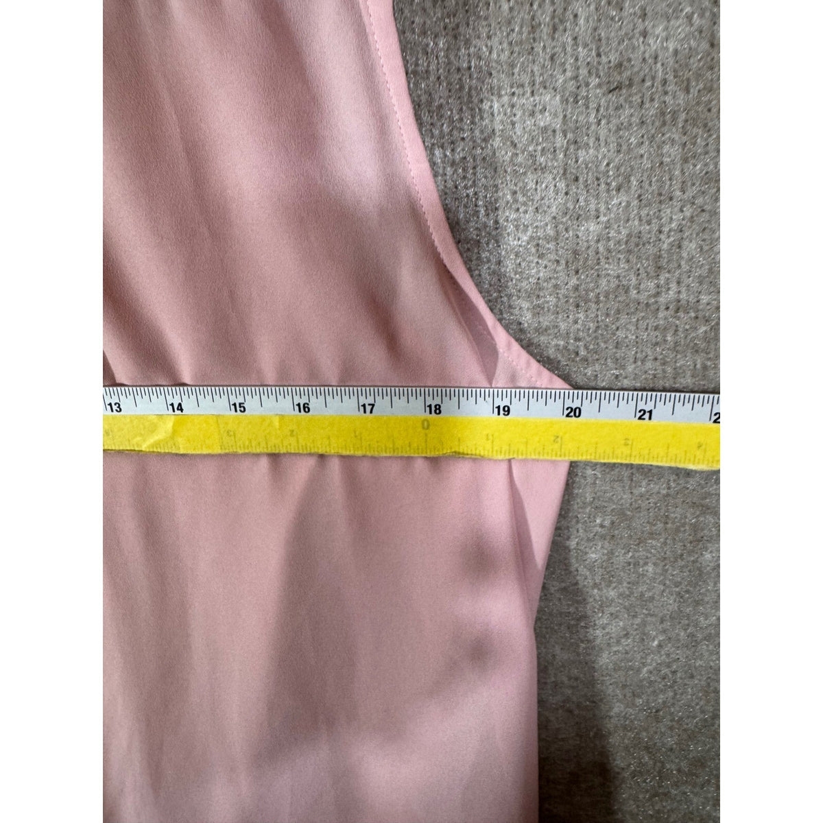 Liz Claiborne Career Top Womens L Pink Sleeveless Drape Front Blouse Office Core