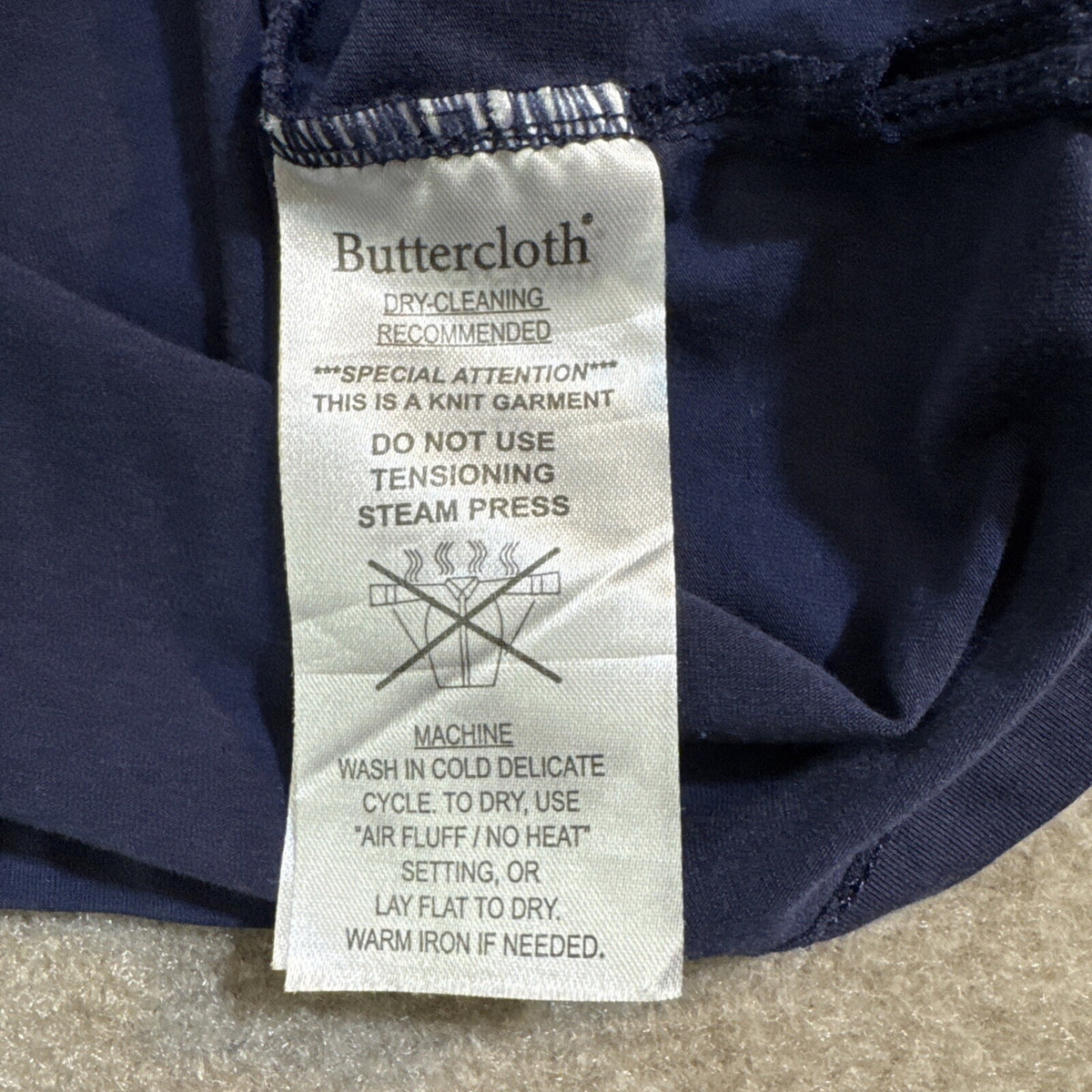 Buttercloth T-Shirt Men 2XL V Neck Cotton Blend