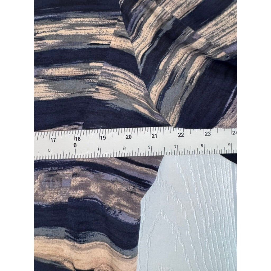 Vintage Pendleton Petite Silk Button Down Top Abstract Print Size 16 READ PLS