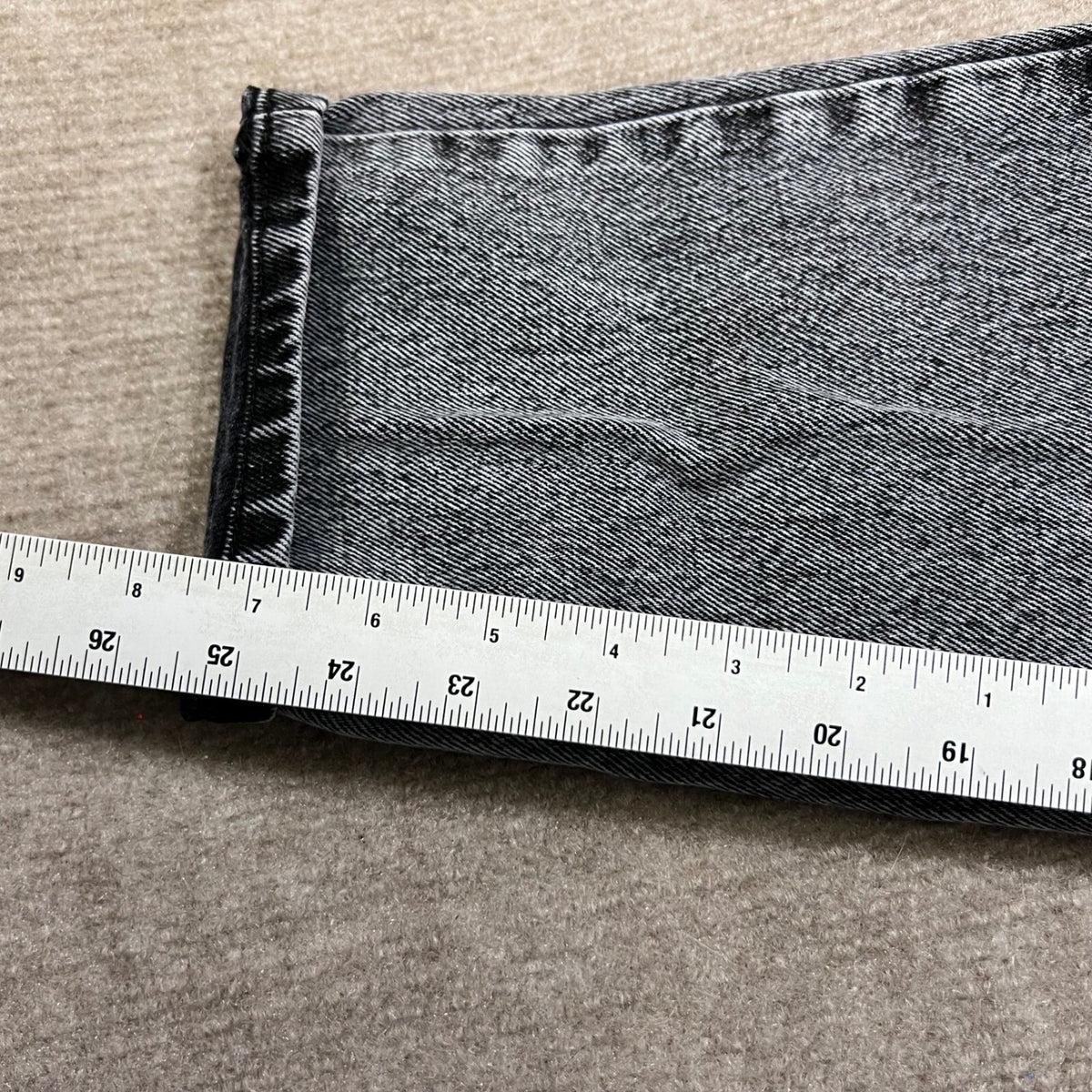 Revice Denim Two Tone Split Jeans White Black Wash Size 29