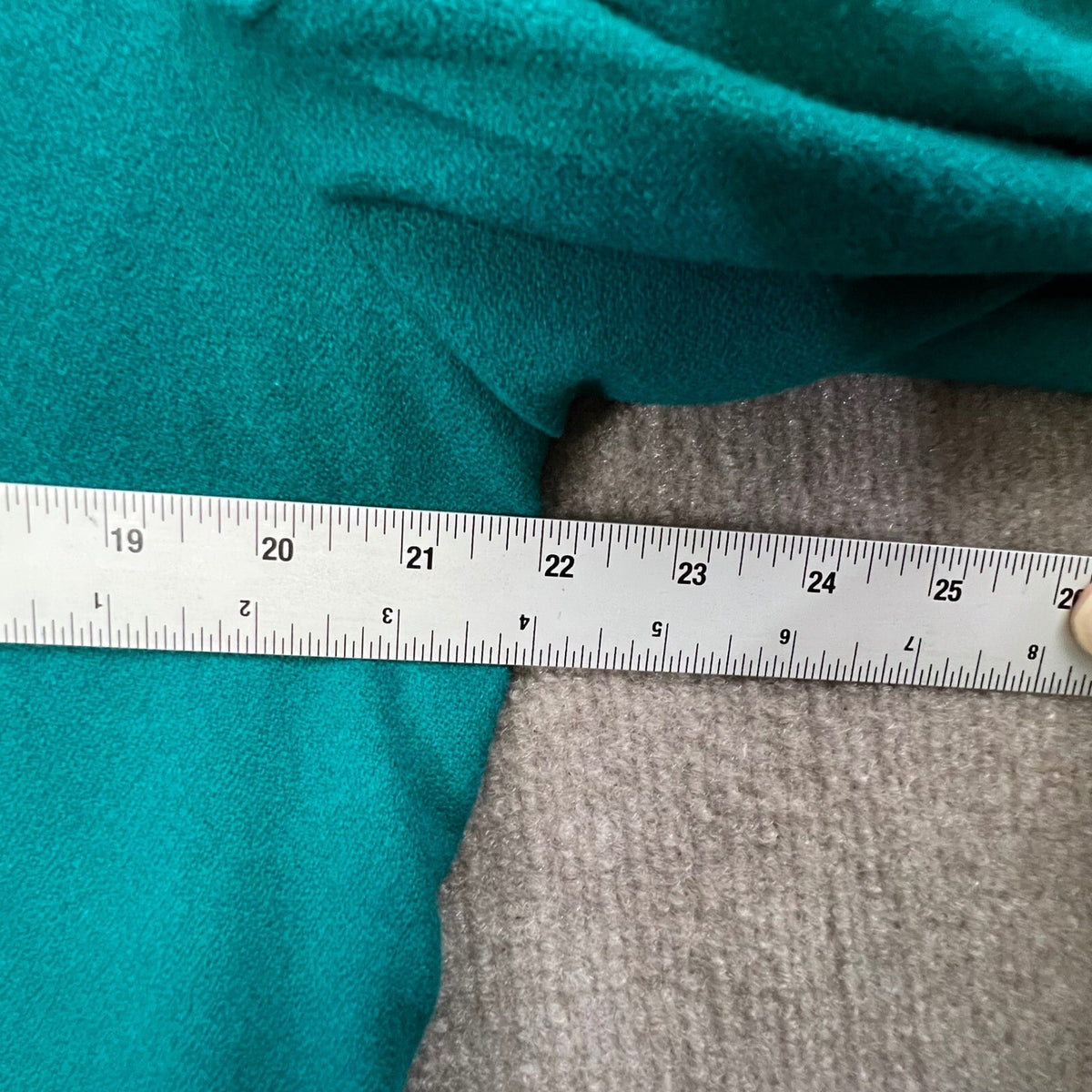 Pendleton Wool Suit Set Teal Green Skirt and Blazer Vintage Made in USA