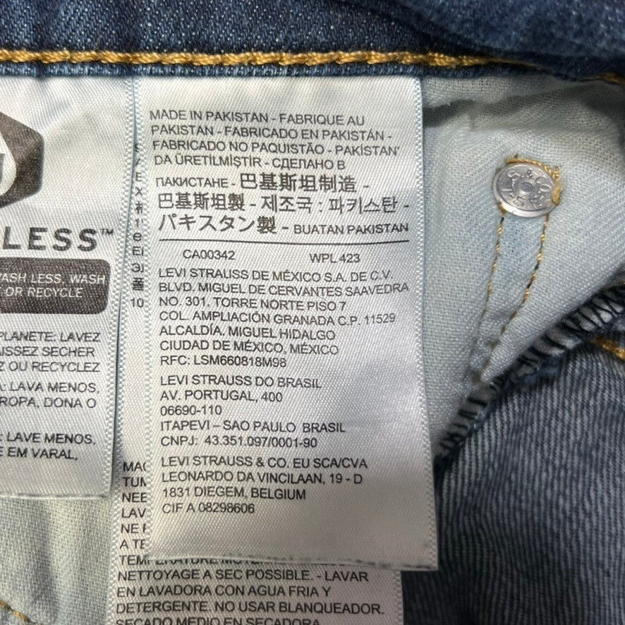 Levi's 569 Loose Straight Fit Men's Jeans, Dark Wash, W38 L32, Cotton Blend