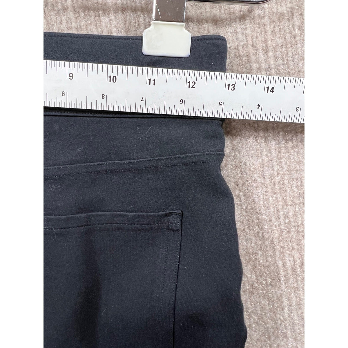 Spanx Flare Pants Womens Small Black Stretchy Pull On Workwear Minimalist