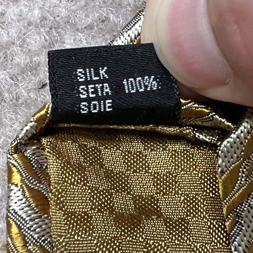 FORMAT 100% Silk Geometric Men Necktie Tie Business Formal Classic Vintage Japan