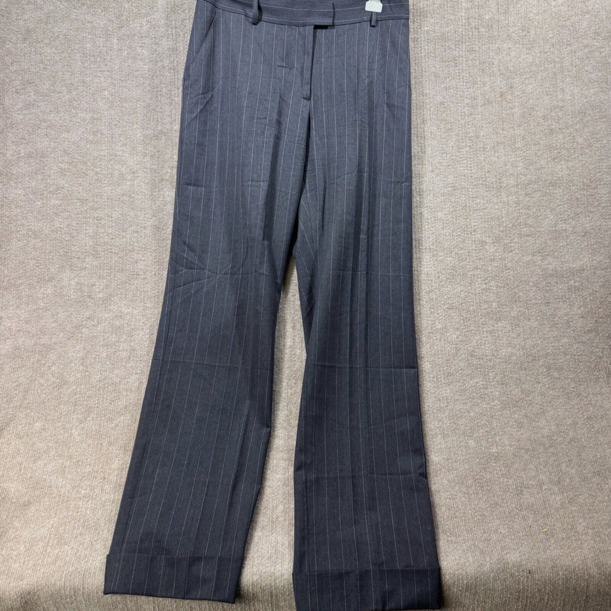 Piazza Sempione Charcoal Pinstripe Pants Suit Set Blazer & Trousers Italy Sz 4-6