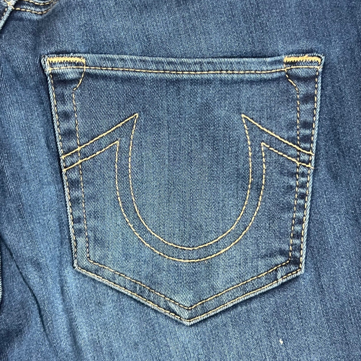 True Religion Jennie Curvy Skinny Jeans Womens 29 Dark Wash Stretchy Y2K Boho