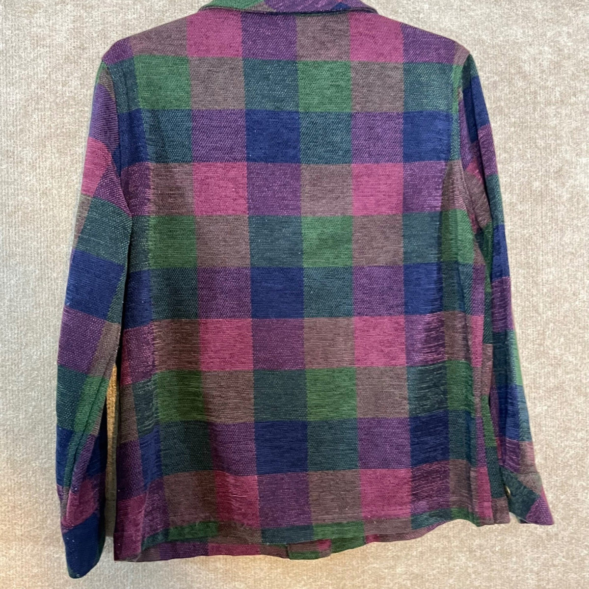 Allison Daley Button Up Shirt Women 10P Plaid Multi Color Long Sleeve Casual