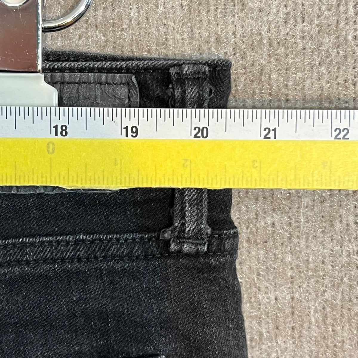 American Eagle Airflex+ Jeans Mens 40x30 Black Stretchy Slim Minimalist
