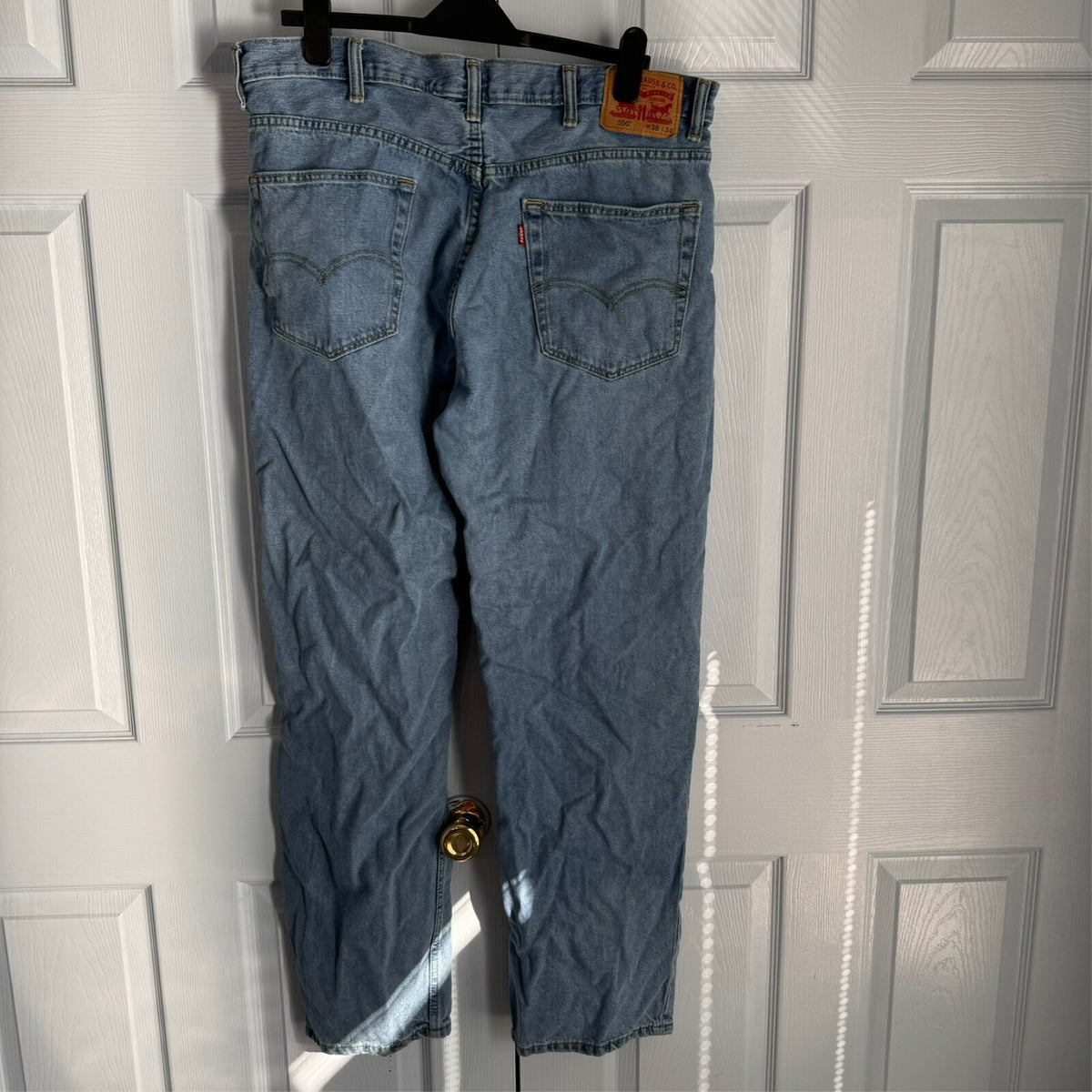 Levis 550 38x34 Jeans, Light Wash