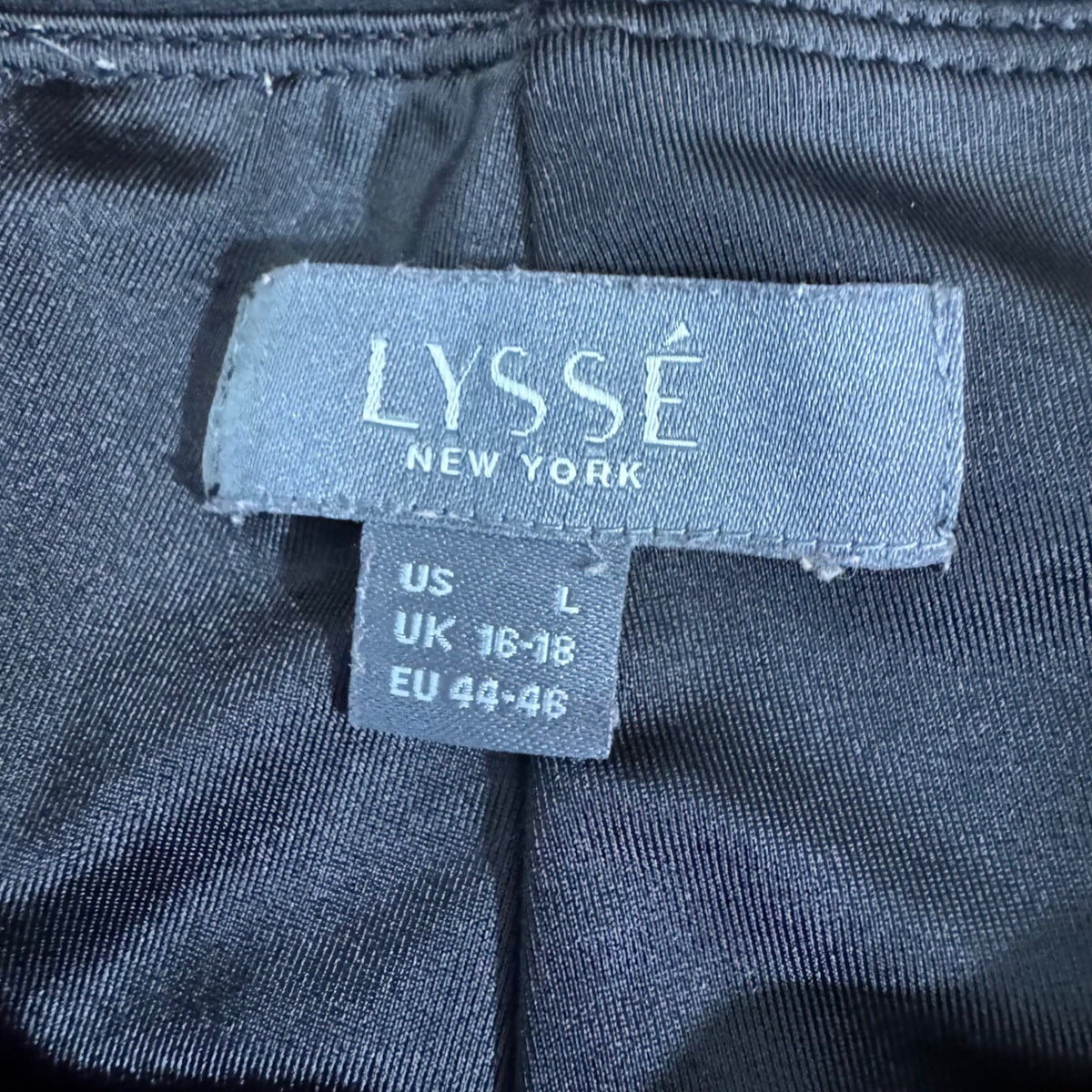Lysse Leggings Womens Large Black Studded Ankle Stretchy Minimalist