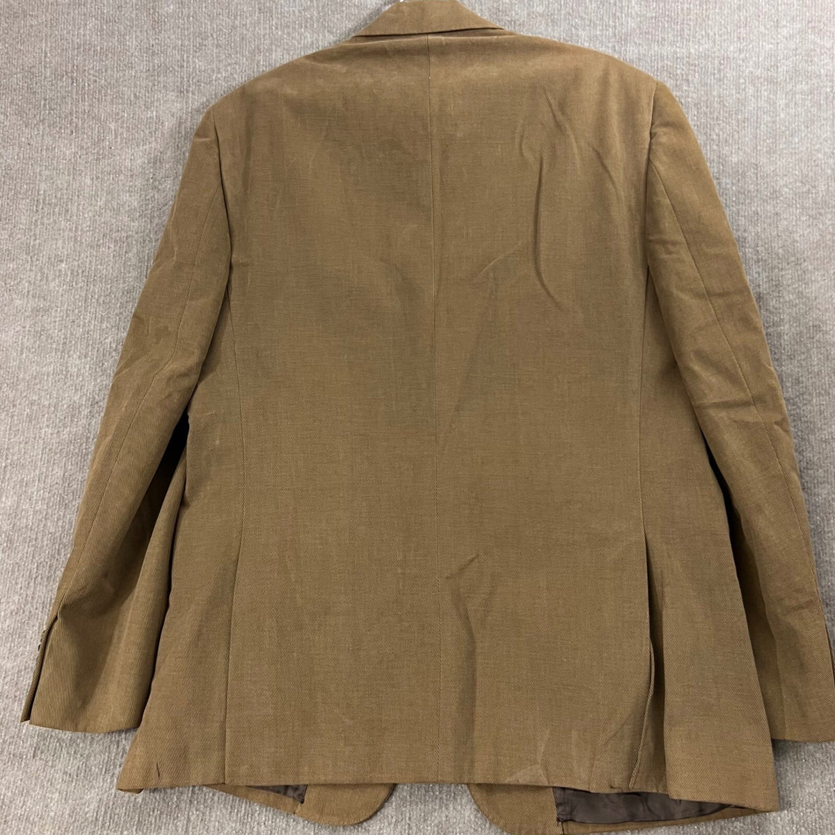 LEBOLE Mens 2 Button 42R Blazer Brown Casual Suit Jacket Classic