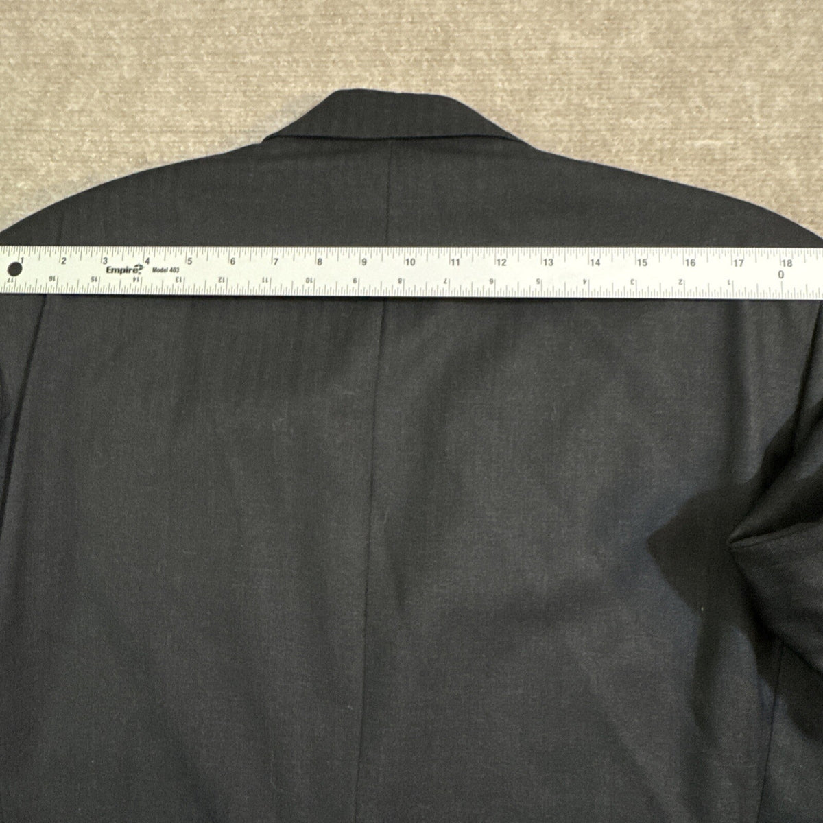 Chaps Ralph Lauren Men Blazer 42L Black Wool Blend Stripe