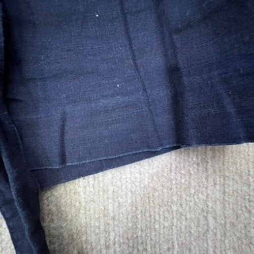Boden Womens Shorts US 8 Blue Linen Blend Tie Waist High Rise Casual Paper Bag