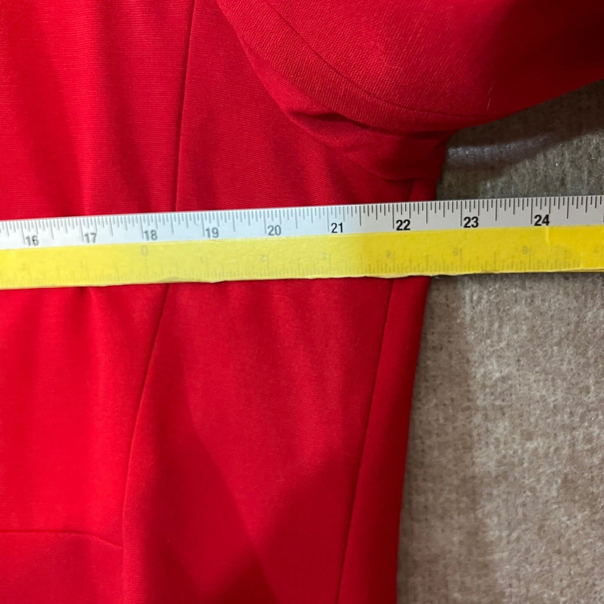 Talbots Zip Front Blazer Women 16W Red Italian Knit Long Sleeve Career Chic