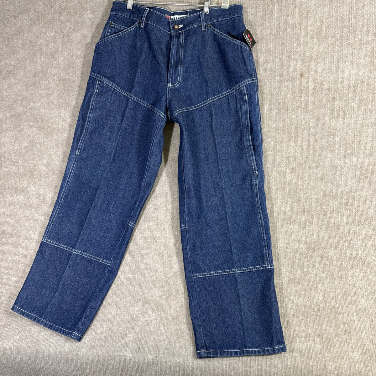 NWT Emergency Exit Carpenter Pocket Jeans Denim Workwear 32 W 28L