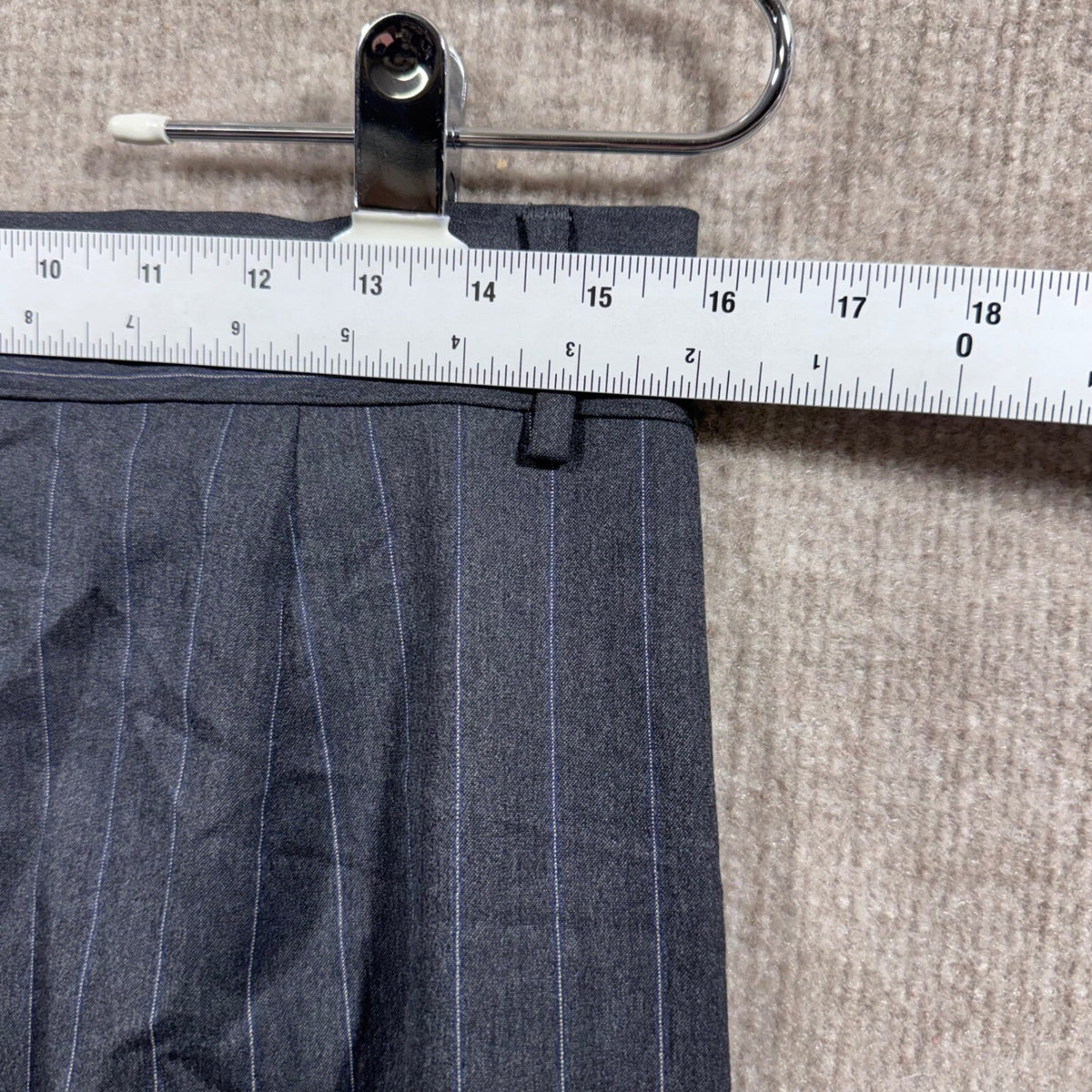 Piazza Sempione Charcoal Pinstripe Pants Suit Set Blazer & Trousers Italy Sz 4-6