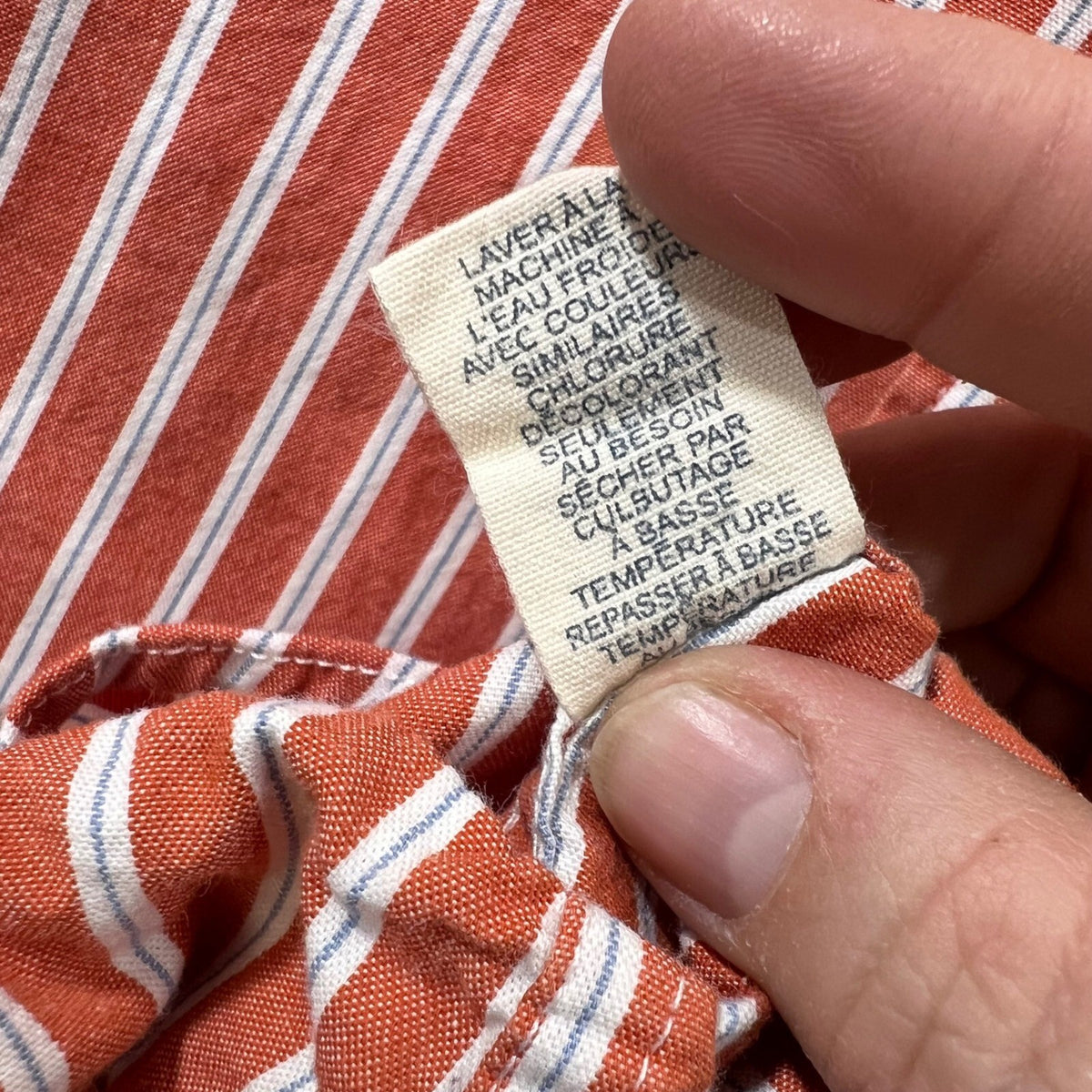 American Eagle Outfitters Striped Button Down Shirt Mens L Cotton