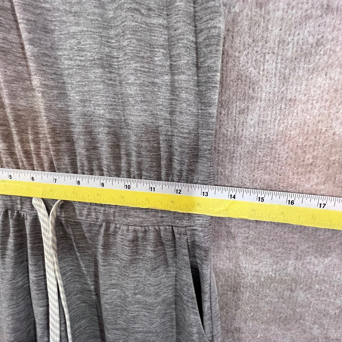Vuori Lux Jumpsuit Womens Small Heather Gray Racerback Jogger Athleisure