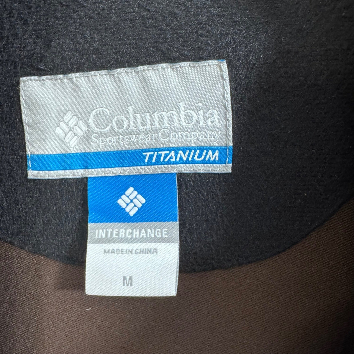 Columbia Titanium Interchange Brown Softshell Jacket Coat Womens Medium