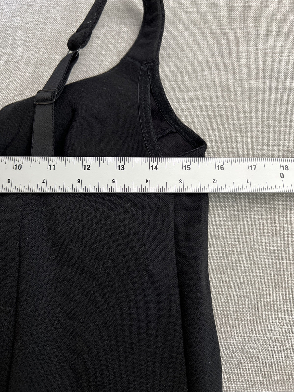 Vtg TravelSmith Coolmax Polyester Blend Sleeveless Dress 34B MIDI Size USA Made