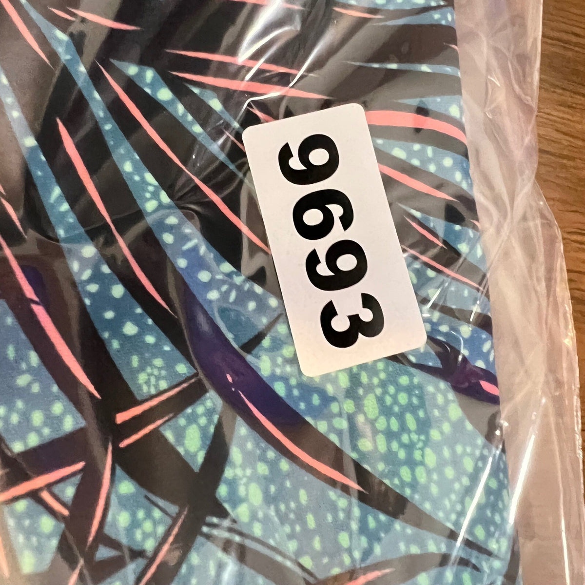 Lululemon Leggings Womens 8 Blue Palm Print High Rise Yoga Athletic
