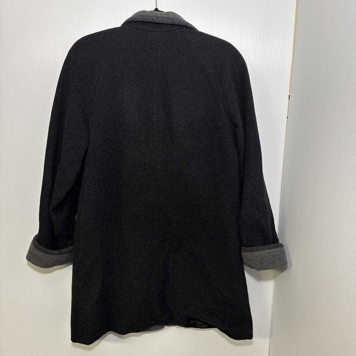 VTG - Canvas Gallery Company Overcoat Jacket Wool-Blend Women Large Cozy