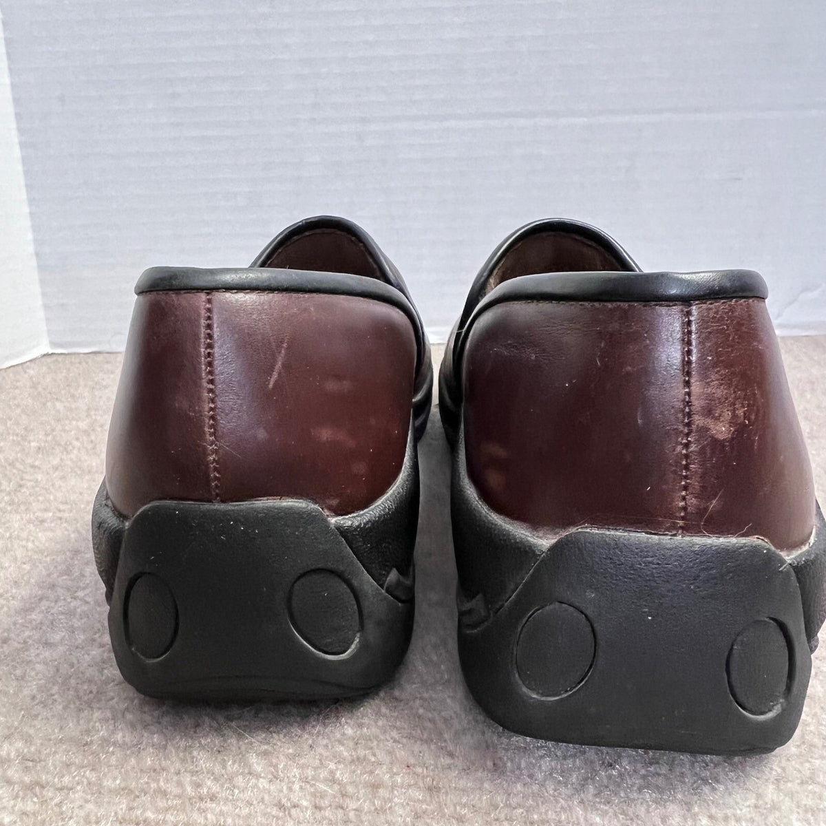 Dansko Leather Slip On Clogs Women Size 9/39 Brown Slip Resistant Professional