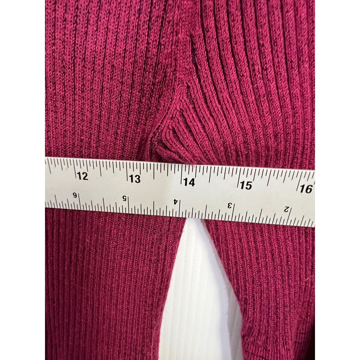 Long Sleeve Knit Sweater Dress Midi Fit & Flare Casual Career WomenSize L Cato