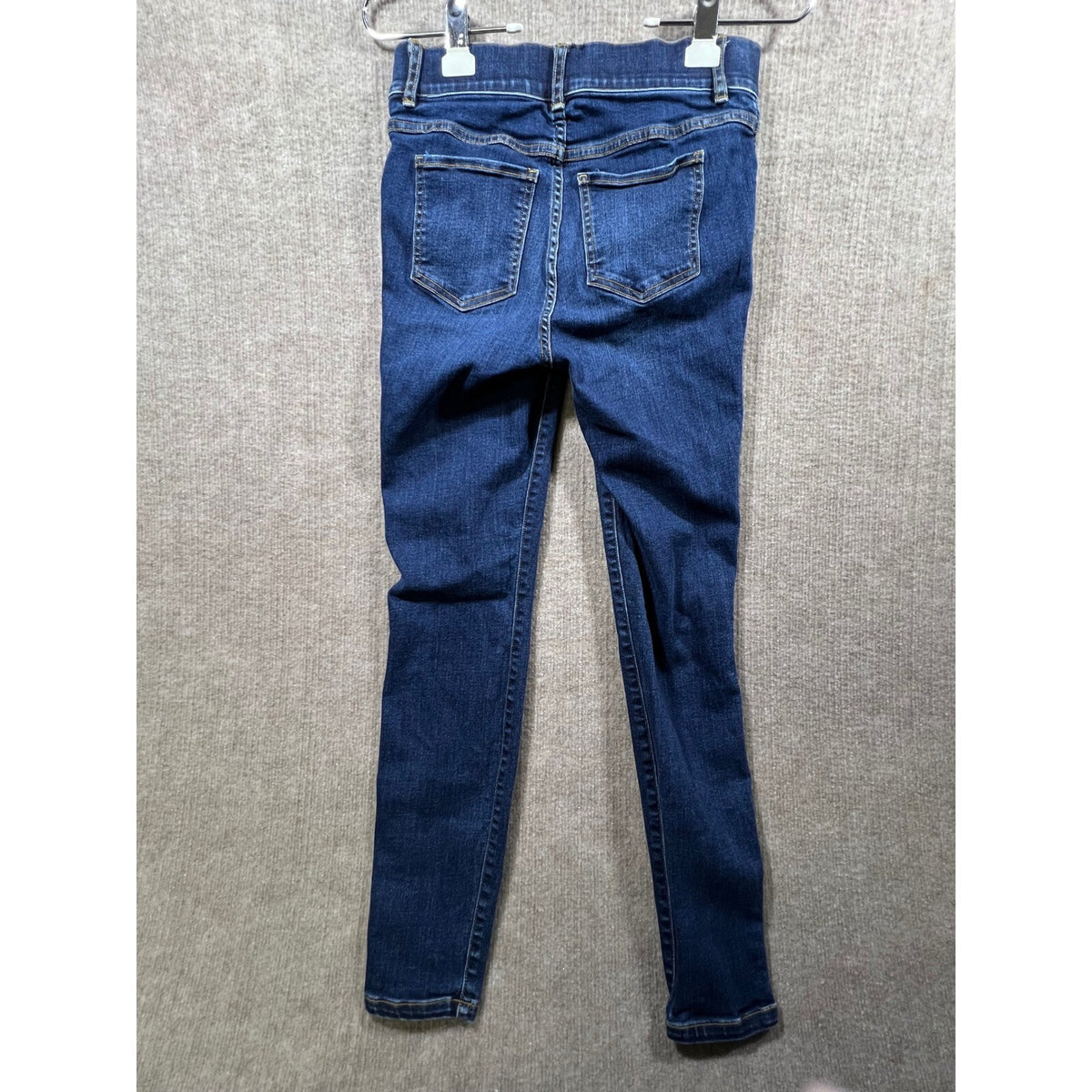 SPANX High Waisted Skinny Jeans Dark Wash Blue Small Denim Stretch Compression