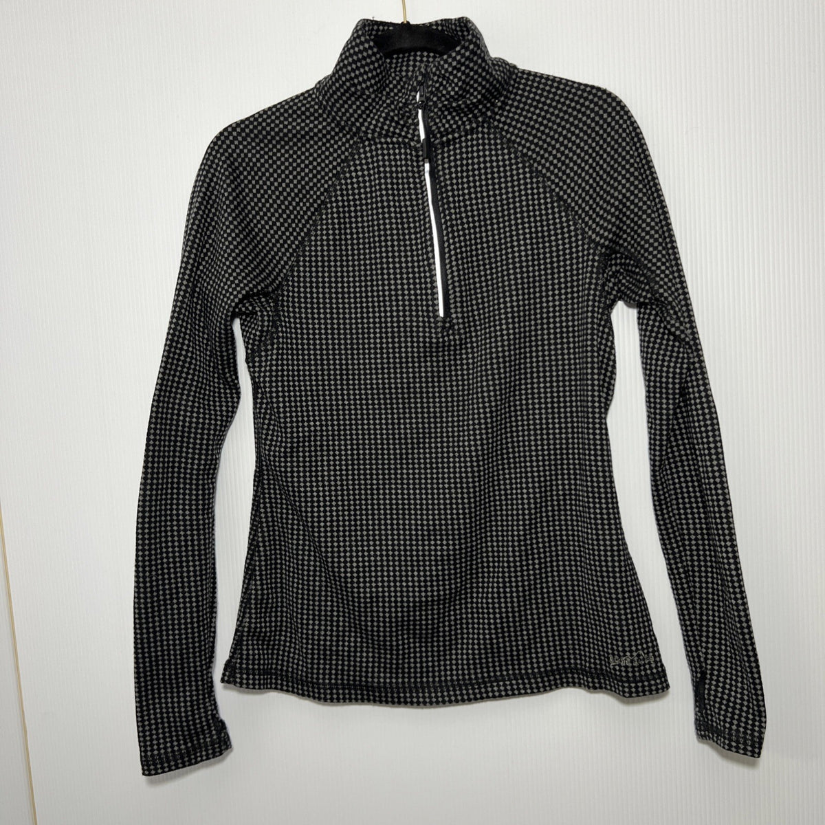 Eddie Bauer Black Diamond Printed 1/4 Zip Pullover Sweater Women's size Medium