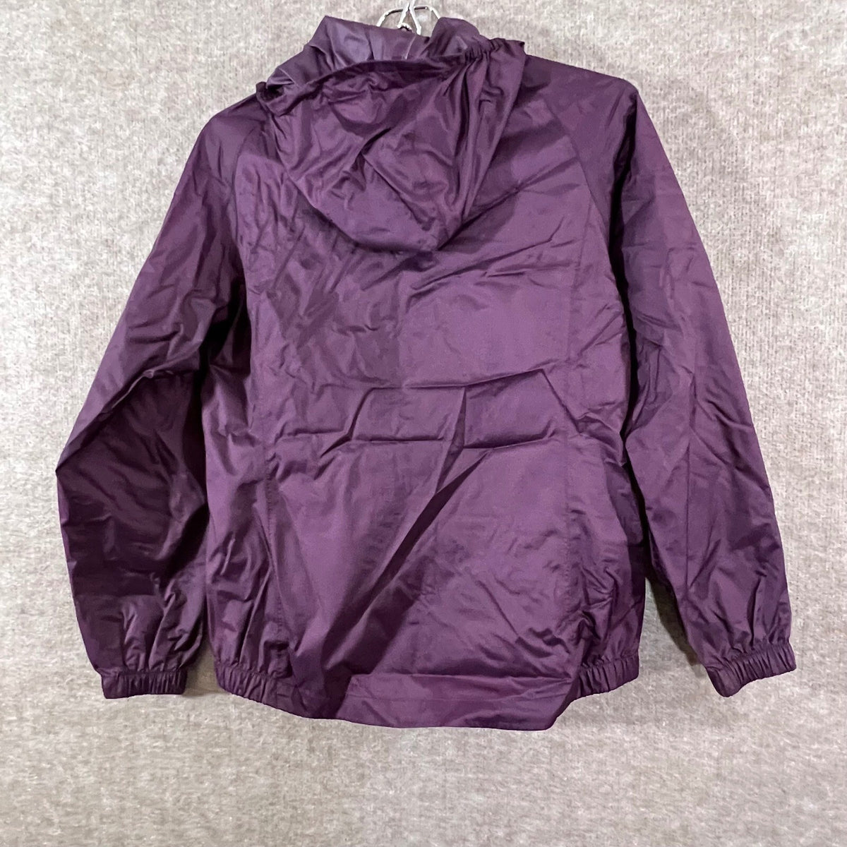 Kathmandu Windbreaker Jacket Kids 12Y Purple Packable Lightweight Gorpcore